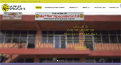 Desktop Screenshot of mufflerspecialists.com